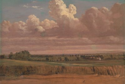 Buğday Tarlası ile Manzara, ca. 1850