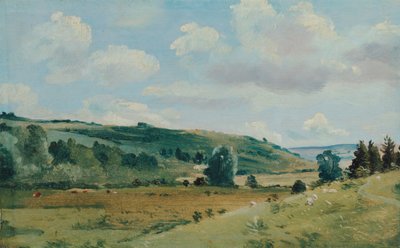 Dedham yakınlarındaki Yaz Manzarası, 1849 ve 1855 arasında. by Lionel Constable