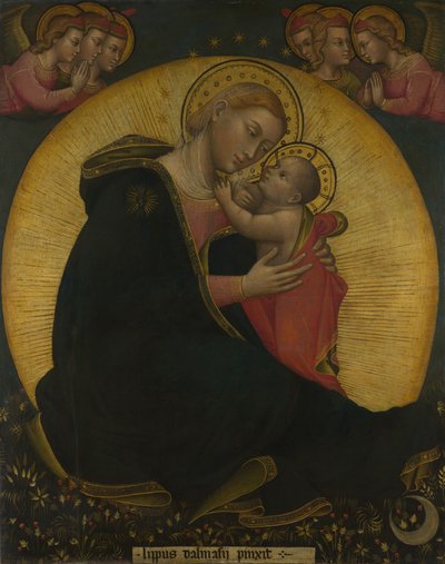 Alçakgönüllülüğün Bakiresi Madonna dell Umilitá, yaklaşık 1390 by Lippo di Dalmasio Scannabecchi
