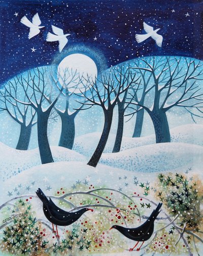 Karda Kış Kuşları, 2019 by Lisa Graa Jensen