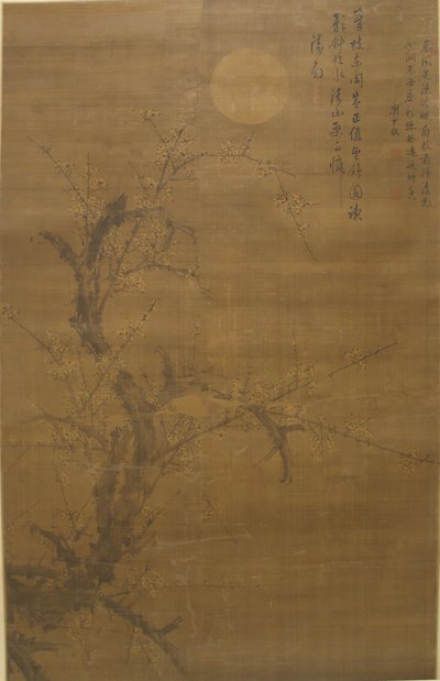 Ay Işığında ve Karda Çiçek Açan Erik, 16. yüzyıl. by Liu Shiru