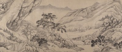 Akarsular ve Dağlar Arasında Yolculuk, 1680. by Liu Yu