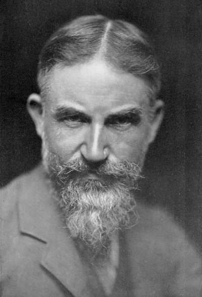 George Bernard Shaw, İngiliz-İrlandalı oyun yazarı, 1913. by Lizzie Caswall Smith