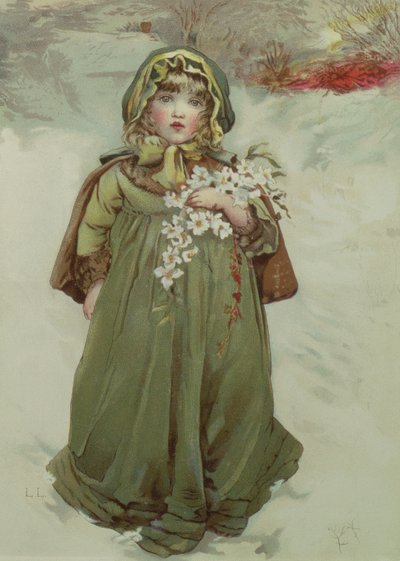 Noel Güllerinden ön kapak, 1880 by Lizzie Mack