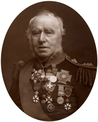 Amiral Sir Sydney Colpoys Dacres, Greenwich Hastanesi Valisi, 1883. by Lock and Whitfield