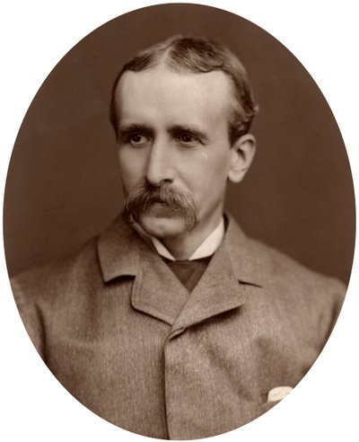 Briton Riviere, sanatçı ve Kraliyet Akademisyeni, 1882. by Lock and Whitfield