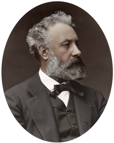 Jules Verne, Fransız romancı, 1877. by Lock and Whitfield
