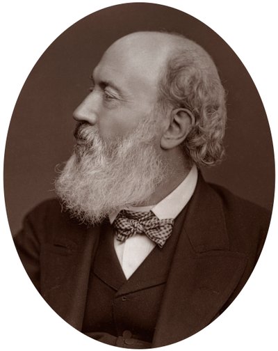 Sir John Gilbert, RA, Sulu Boyalarda Ressamlar Derneği Başkanı, 1877. by Lock and Whitfield