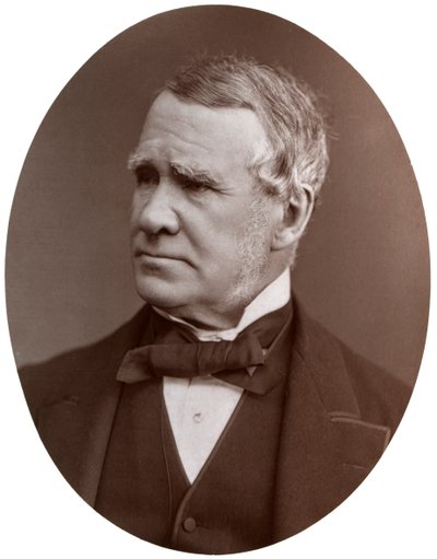 Sir John Hawkshaw, FRS, İngiliz inşaat mühendisi, 1877. by Lock and Whitfield