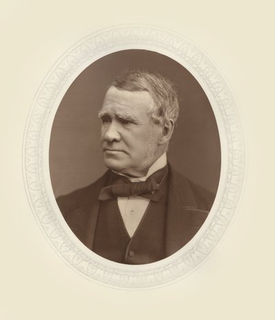 Sir John Hawkshaw bw fotoğraf by Lock and Whitfield