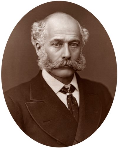 Sir Joseph Bazalgette, CB, İngiliz inşaat mühendisi, 1877. by Lock and Whitfield