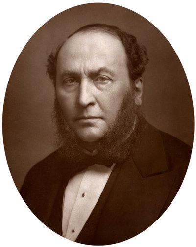 Sir Michael Costa, İtalyan asıllı İngiliz besteci ve orkestra şefi, 1883. by Lock and Whitfield