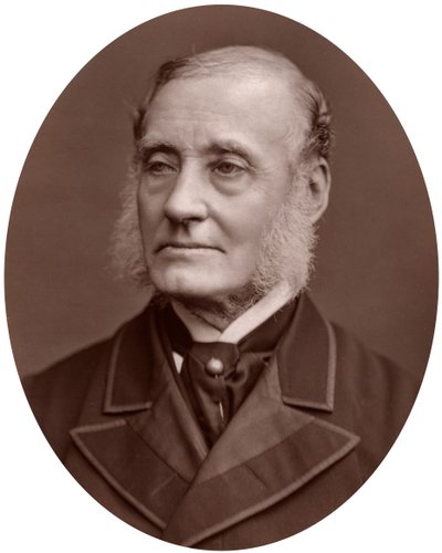 Sir Rutherford Alcock, İngiliz diplomat ve Kraliyet Coğrafya Derneği Başkanı, 1877. by Lock and Whitfield