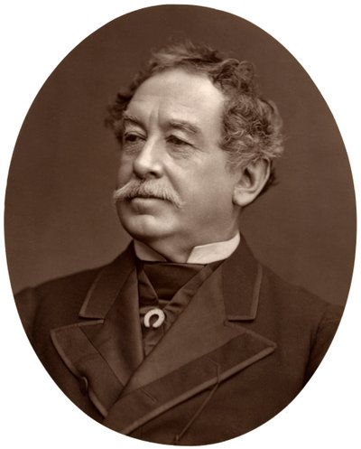 William Howard Russell, Esq, LLD, İrlandalı gazeteci, 1876. by Lock and Whitfield