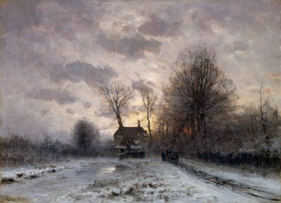 Eve Dönüş (tuval üzerine yağlı boya) by Lodewijk Frederik Hendrik Apol