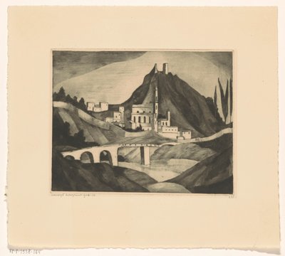Corte I (orijinal başlık) by Lodewijk Schelfhout (signed by artist)