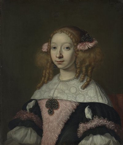 Adriana Jacobusdr Hinlopen by Lodewijk van der Helst