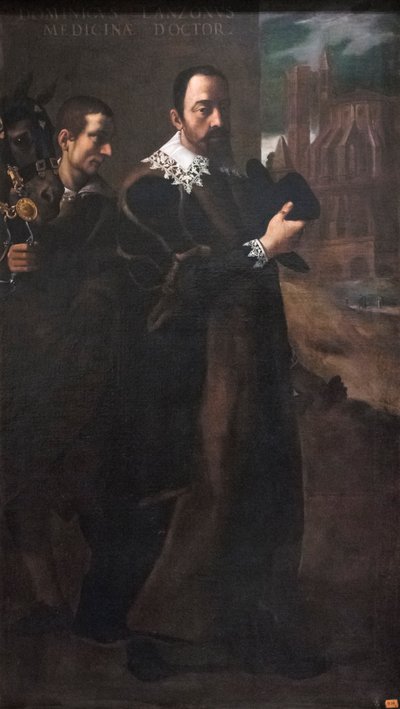 Domenico Lanzoni'nin Portresi (tuval üzerine yağlı boya) by Lodovico (attr. to) Carracci