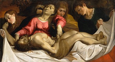 Lamentation, ca. 1582. by Lodovico Carracci