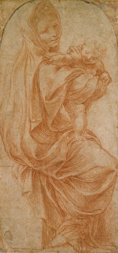 Bakire ve Çocuk, 1575-1619 by Lodovico Carracci