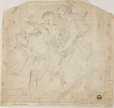 Bir Adamın Peşinde İki Kadın by Lodovico Carracci