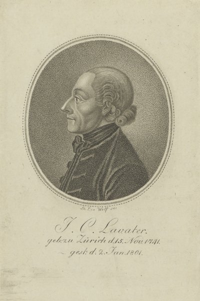Şair ve fizyognomist Johann Kaspar Lavater