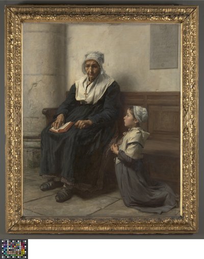 Büyükanne by Leon-Augustin Lhermitte