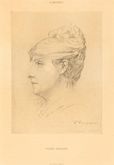 Fides Devries by Léon Bonnat