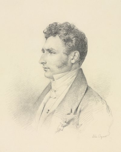 Bir Beyefendinin Portresi, c. 1835. by Léon Cogniet