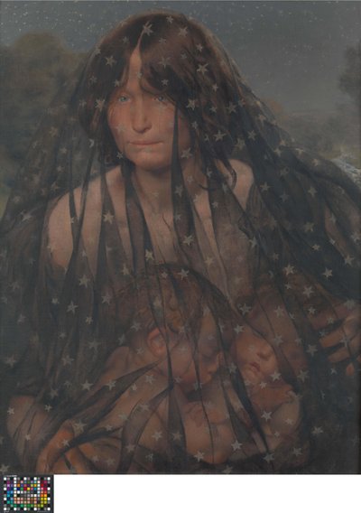 Gece Alegorisi by Léon Frédéric