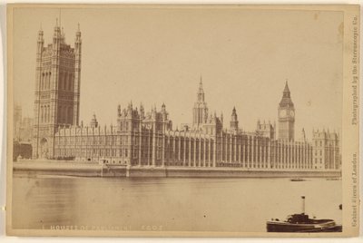 Parlamento Binası. by London Stereoscopic and Photographic Company