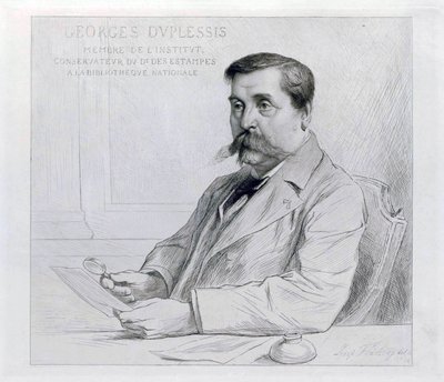 Georges duplesis by Leopold Flameng