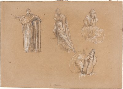 Figür Çalışmaları by Lord Leighton Frederic