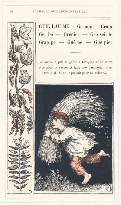 Guillaume, Kid, Grain, Spray, Currant, Grappe, Guepe, Guepier, sayfa 20 - Matmazel Lili, L. Froelich ve bir baba (Hetzel