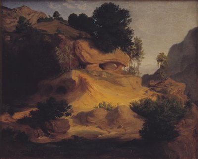 Subiaco, İtalya yakınlarındaki manzara by Lorenz Frølich