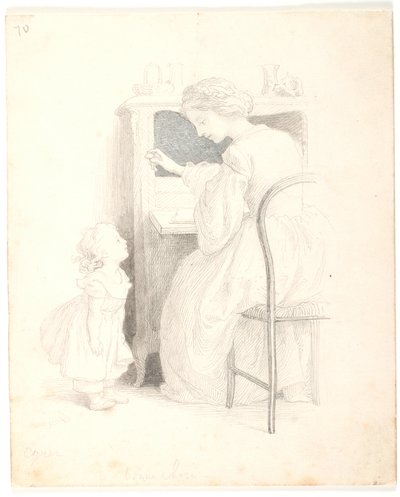 Lili bir sou için şarkı söyleyecek by Lorenz Frølich