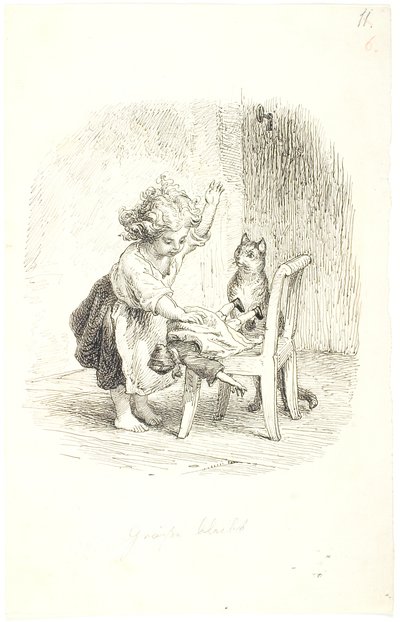Küçük kız oyuncak bebeğine tokat attı by Lorenz Frølich