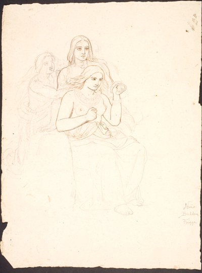 Nana, Balder ve Frigga by Lorenz Frølich