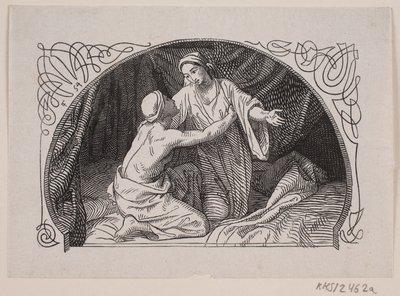 Sheiken ve kızı Valdemar Thisted tarafından by Lorenz Frølich