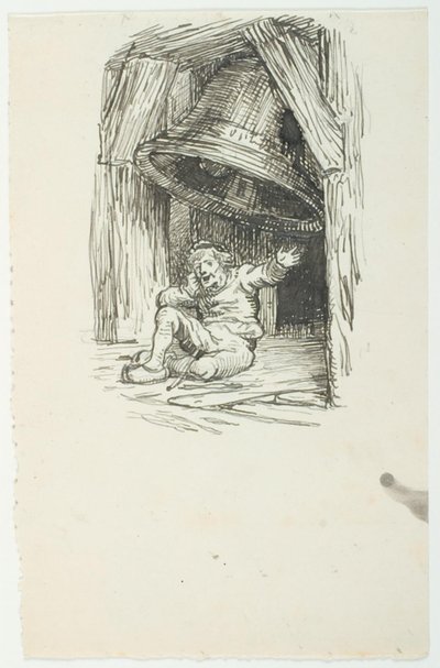 Klokkedybet taslağı by Lorenz Frølich