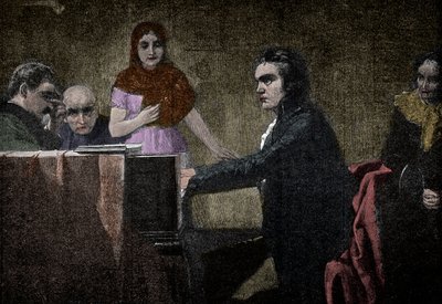 Ludwig van Beethoven Ay Işığı sonatını çalıyor - Lorenz Vogel