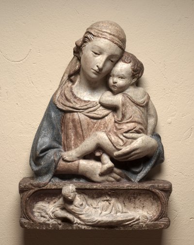 Madonna ve Çocuk, c. 1450. by Lorenzo Ghiberti