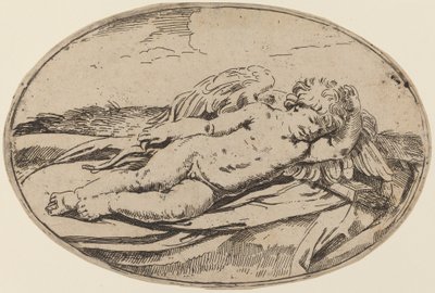 Uyuyan Aşk Tanrısı by Lorenzo Loli after Guido Reni