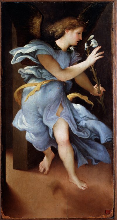 Müjde Meleği - Resim by Lorenzo Lotto