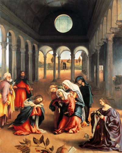 İsa, Annesinden Ayrılırken Lorenzo Lotto (1480 dolaylarında - 1556), tuval üzerine yağlı boya by Lorenzo Lotto