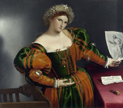Lucrezia olarak Venedikli portresi by Lorenzo Lotto