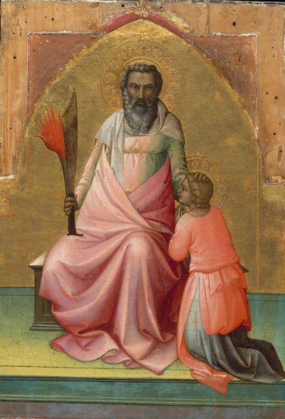 İbrahim, yaklaşık 1408-10. by Lorenzo Monaco