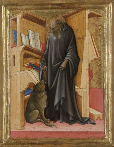 Aziz Jerome Çalışmasında Aziz Jerome çalışma odasında by Lorenzo Monaco