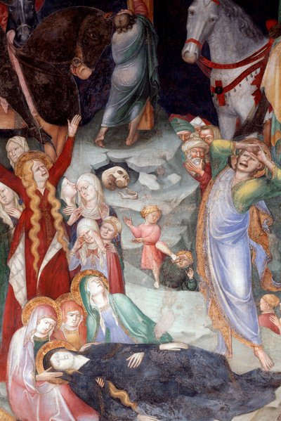 Çarmıha Gerilme, detay (Fresco by Lorenzo Salimbeni