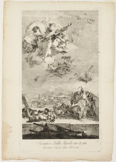 Aziz Thecla, Este Şehrindeki Vebanın Sonu İçin Dua Ediyor by Lorenzo Tiepolo